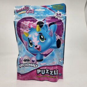 Hatchimals Puzzle On The Go 24 Piece Resealable Travel Bag